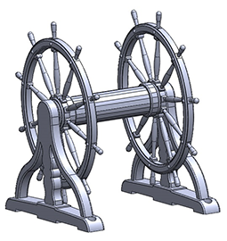 Read more about the article تجميع القطع Ship’s Wheel 10 spoke